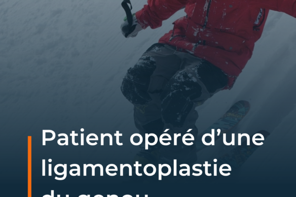 Plaquette patient – Ligamentoplastie du genou