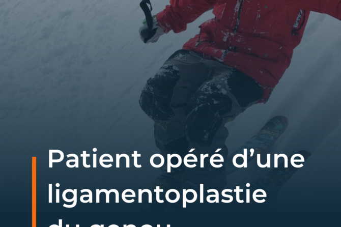 Plaquette patient – Ligamentoplastie du genou